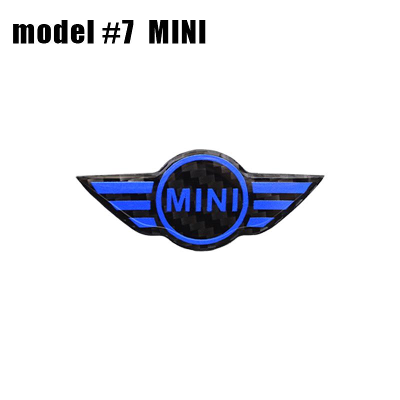 1Pcs Car Styling Steering Wheel Emblem Badge Stickers For MINI Cooper One S JCW Countryman R50 R52 R53 R55 R56 F54 F55 F56 F60