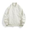 Baseball Neck Waterproof Jacket for Men and Women The Same Style Spring and Autumn Trendy Loose Solid Color Versatile Casual Jacket