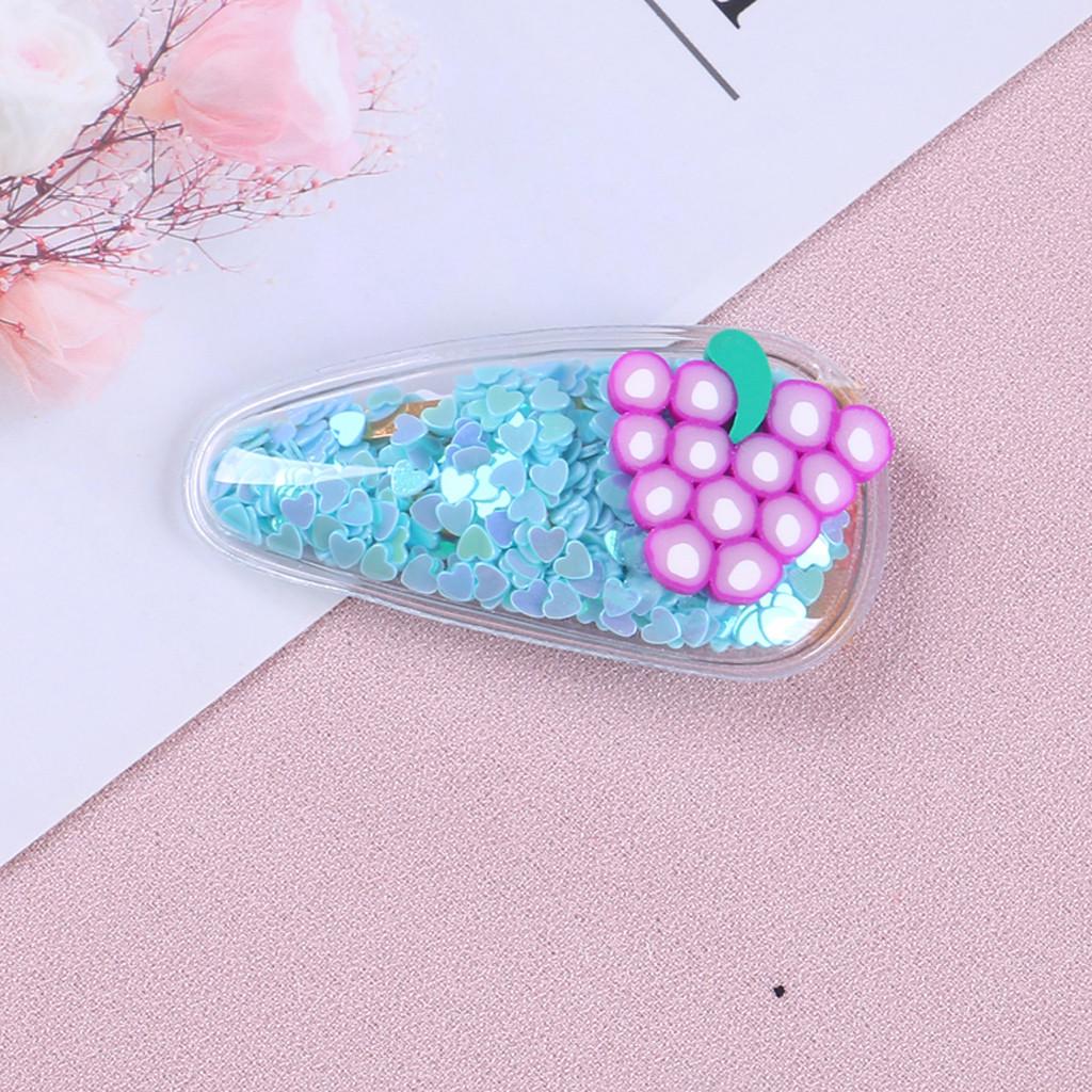 

Детские заколки для волос с фруктами и фруктами для маленьких девочек, заколки для волос, головные уборы D