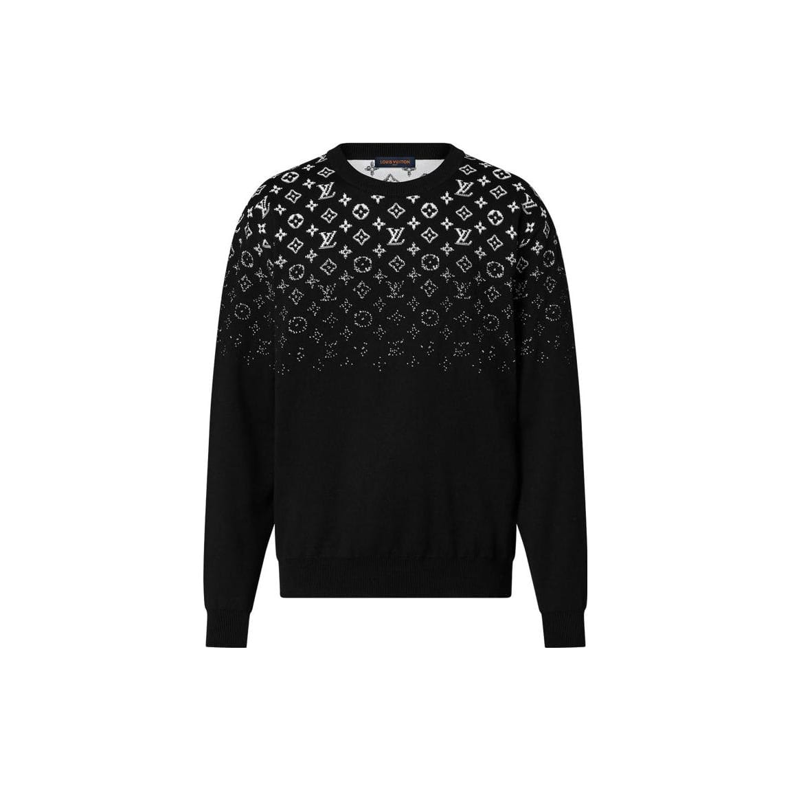 Louis Vuitton gradient knit crew-neck sweatshirt