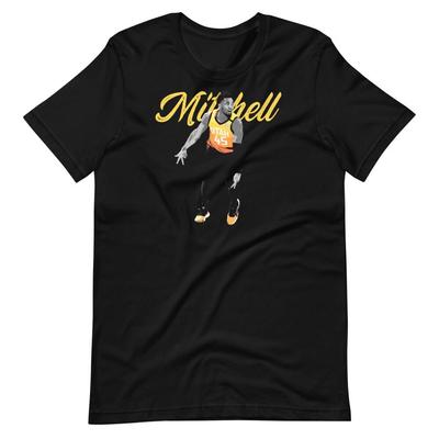 Donovan Mitchell Utah Basketball Graphic Tee Fan Art Short-Sleeve Unisex T-Shirt