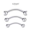 925 Sterling Silber Augenbrauenring Bauchnabelring Bauchnabelstecker Bauchnabelpiercing Bauchnagel Mini Ohne Belastung Mode Anti-Allergie 3mm Kugel Radian