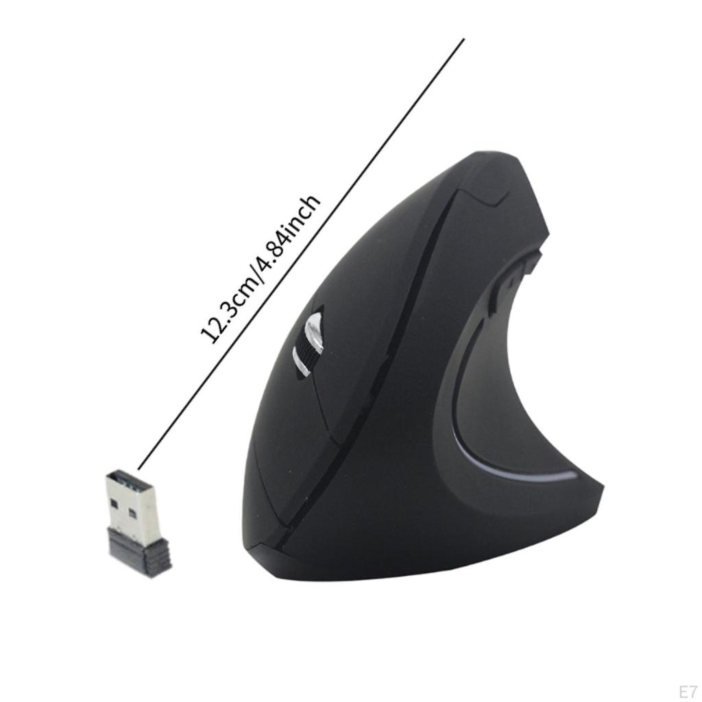 Ergonomic Vertical Wireless Mice Portable Lightweight Optical Carpal