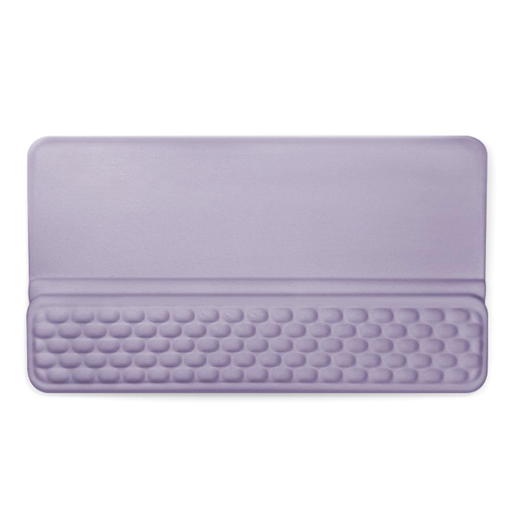 Sturdy Ergonomic Computer Keyboard Stand Memory Foam Non-slip Keyboard Holder Tilted Breathable Keyboard Riser for Easy Typing