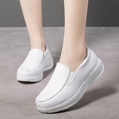Fashion Women's Loafers Soft Casual Walking Shoes Nurse Work Flats Breathable Comfortable Nursing Shoes Non-slip Sole 2024