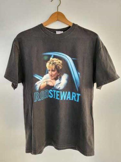 Vintage Rod Stewart Tour Gift For Fan Black Cotton All Size S-5XL Shirt
