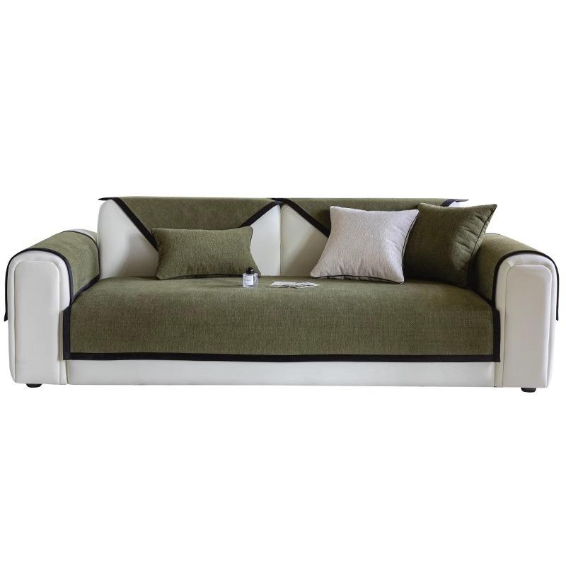 Sofa Cushion Non-Slip Universal In All Seasons French Antique Seat Cushion Retro Backrest Armrest Towel Sofa Cover Sofa Cover
