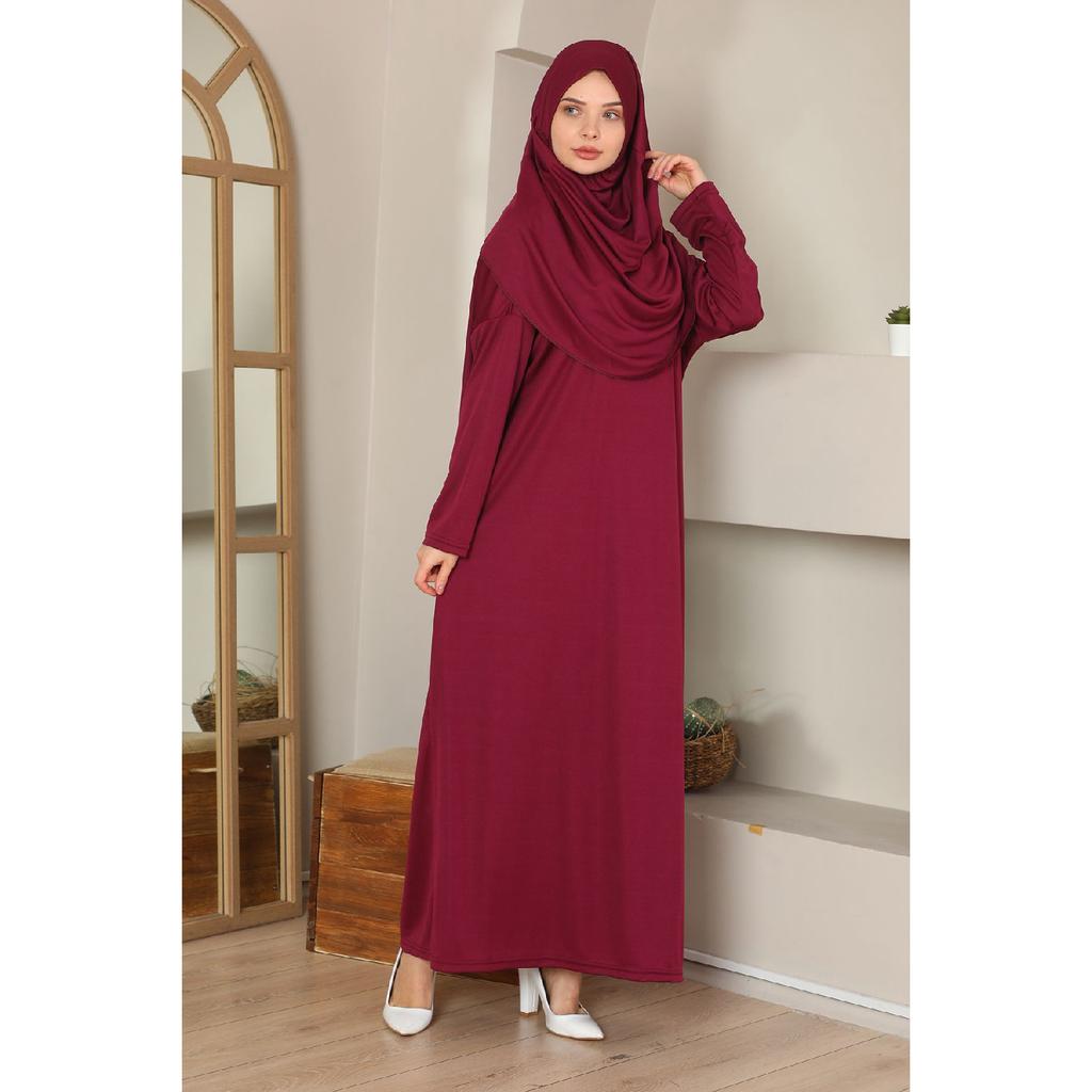 One-piece Prayer Dress, Halter-length, Black