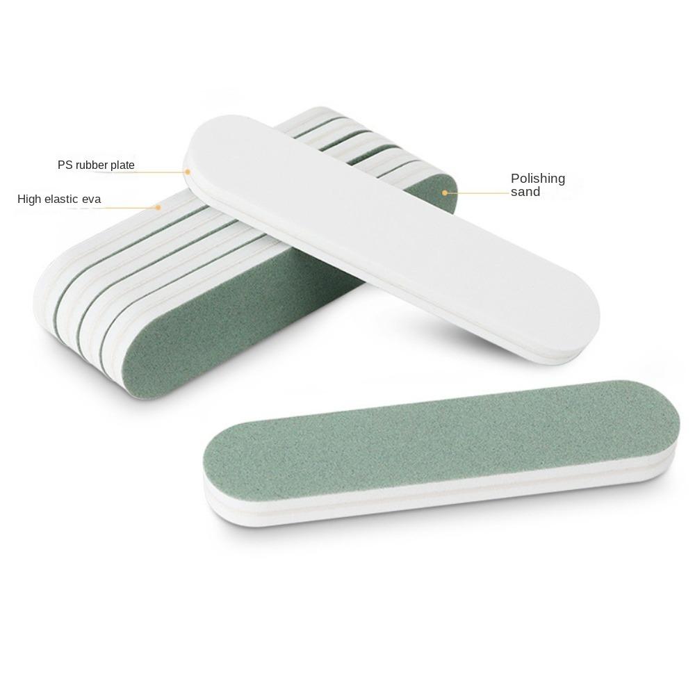 Mini Nail Polishing Strip Double-Sides Removing Traces Silver Ornament Petite Manicure Tool