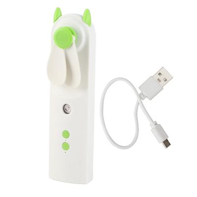 Handheld-Nebelventilator, einstellbarer starker Wind, wiederaufladbarer tragbarer Sprühnebelventilator für Zuhause im Freien