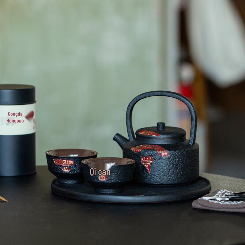 Su-Style Classical Ceramic Kung Fu Tea Set