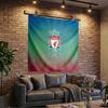 Fußball Liverpool Wappen Wandteppich Spielzimmer Wandteppich, Zubehör für Schlafzimmer, Wohnzimmer, Studentenwohnheim Wanddeko Fan Geburtstagsgeschenke