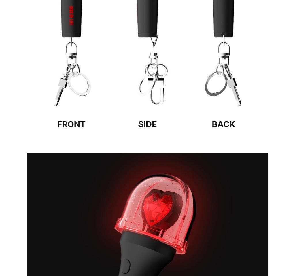 (Mini Light Keyring) KISS OF LIFE 1st World Tour [KISS ROAD] In Seoul MD OFFICIAL MD