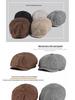 Men's Octagonal Beret: Spring/Summer Linen-Like Duckbill Cap, Retro Casual Unisex Hat