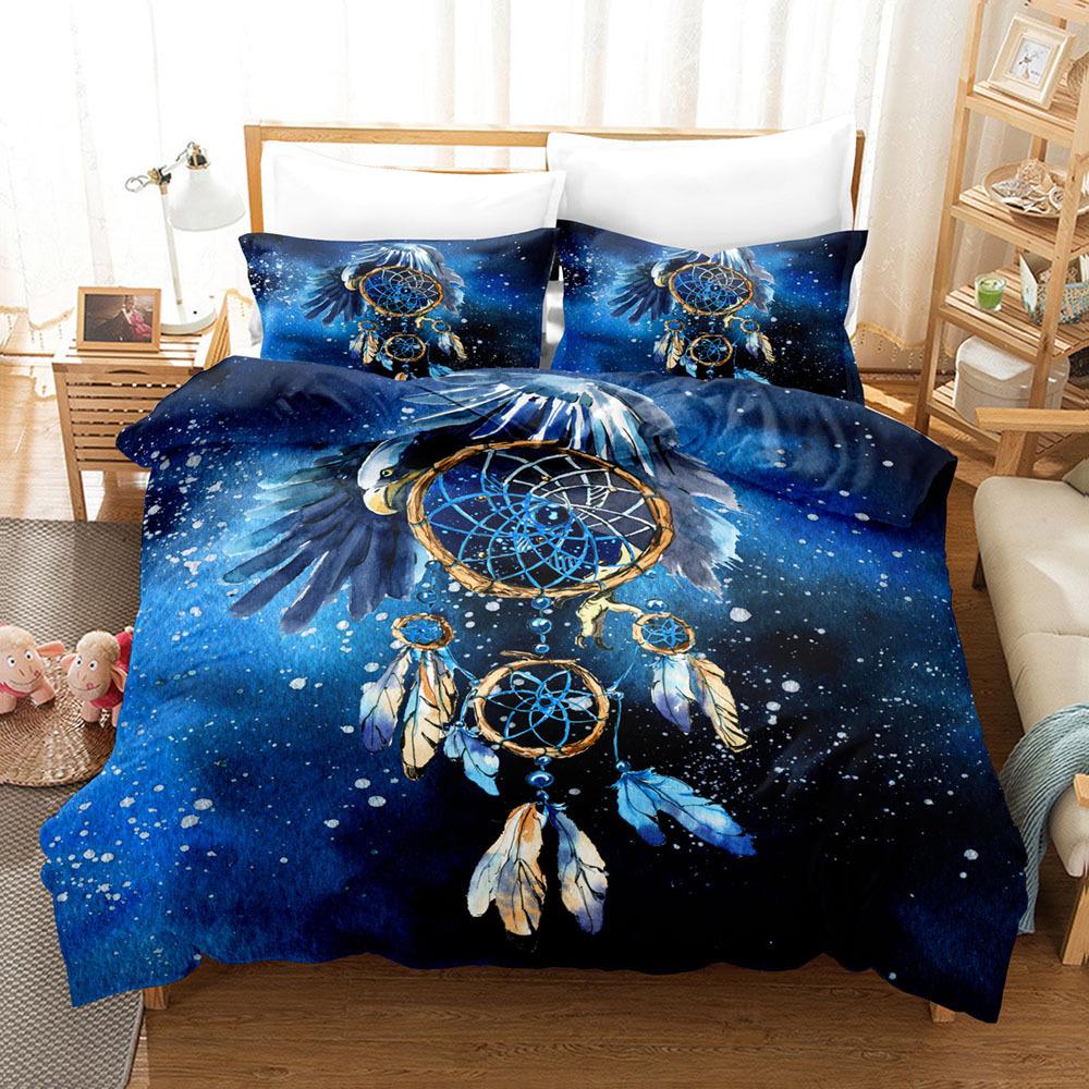 Feather Bedding Kit Size Digital Printing Three-Piece Set
