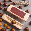Chestnut Mouthpiece Macadamia Pecans Hazelnuts Opener Easy To Use Portable Lightweight Wooden Nut Cracker Tool