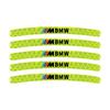 ZWVP7 Car Sticker 20pcs/set Car Wheel Hub Reflective Strip Sticker For BMW E46 E90 E60 F30 F10 G30 G20 G32 X1 X2 X3 X5 X4 Accessories