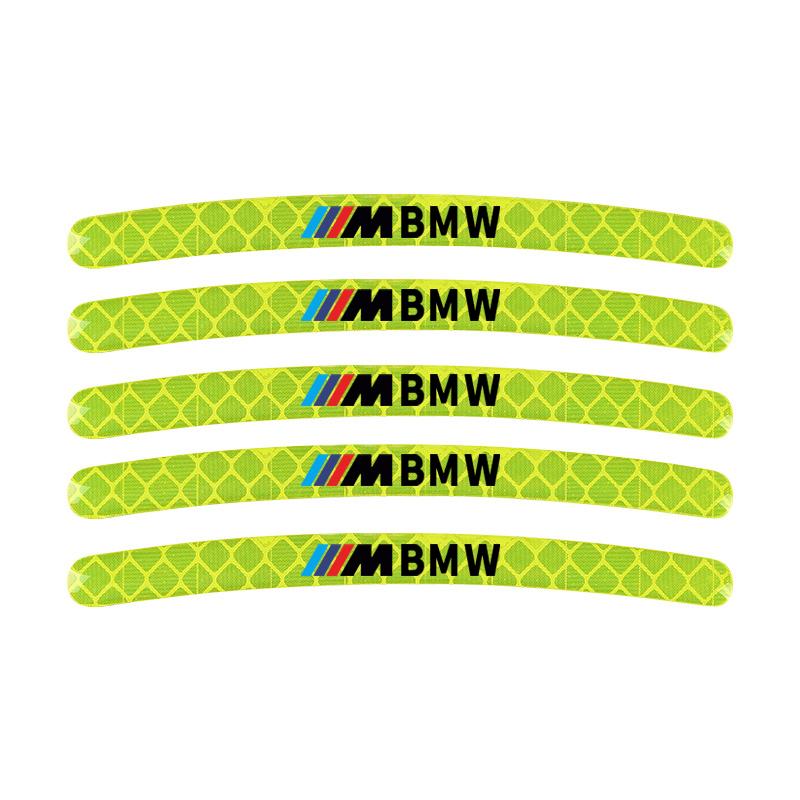 

20pcs/set Car Wheel Hub Reflective Strip Sticker For BMW E46 E90 E60 F30 F10 G30 G20 G32 X1 X2 X3 X5 X4 X6 X7 Accessories