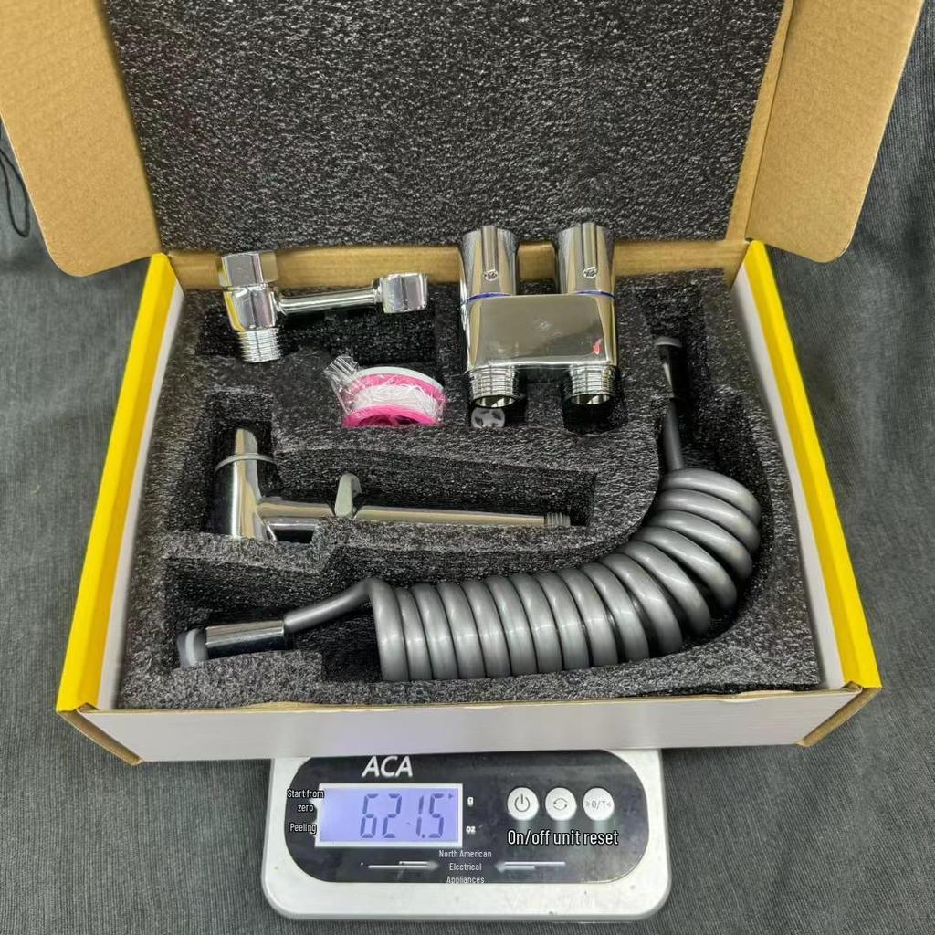 Dual-Function High-Pressure Bidet Toilet Spray Gun Set