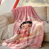 1pc Digital Print Nap Blanket, Betty Boop Blanket for Home Use, All Season Warmth, Christmas and Valentine's Day Gift Blanket