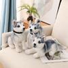 Husky Simulation Dog Plush Toy Soft Puppy Doll Cute Stuffed Animal Toy  Kids Birthday Gift