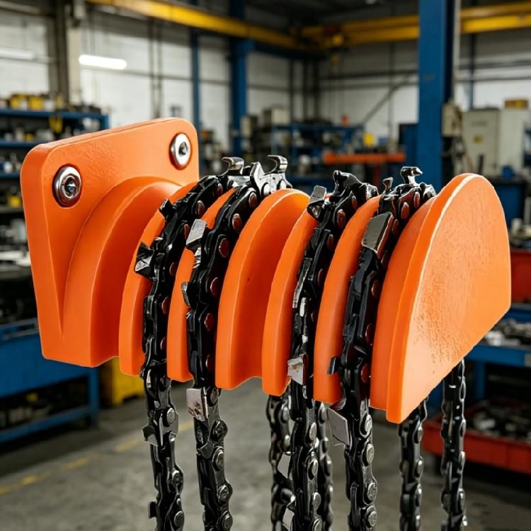 Space Saving Chainsaw Chain Hanger Holder With Ergonomic Waves Grooves For Easy Access Chain Storage Rack for Home Use