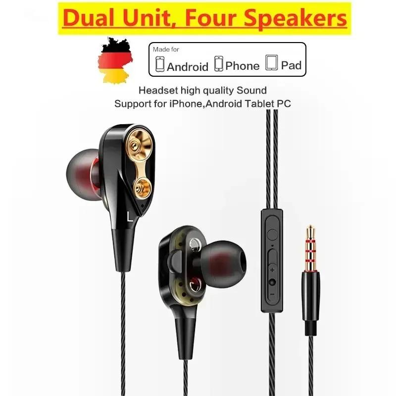 Original QKZ CK8 4D Kupfertreiber HiFi Kabelgebundener Kopfhörer Sport Kopfhörer Bass Stereo Headset Musik Ohrhörer 3,5MM In-Ear mit Mikrofon