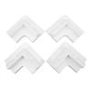 4pcs Solar Panel Corner Bracket Anti UV ABS Solar Panel Roof Drill Free Support Mount for RV Boats
