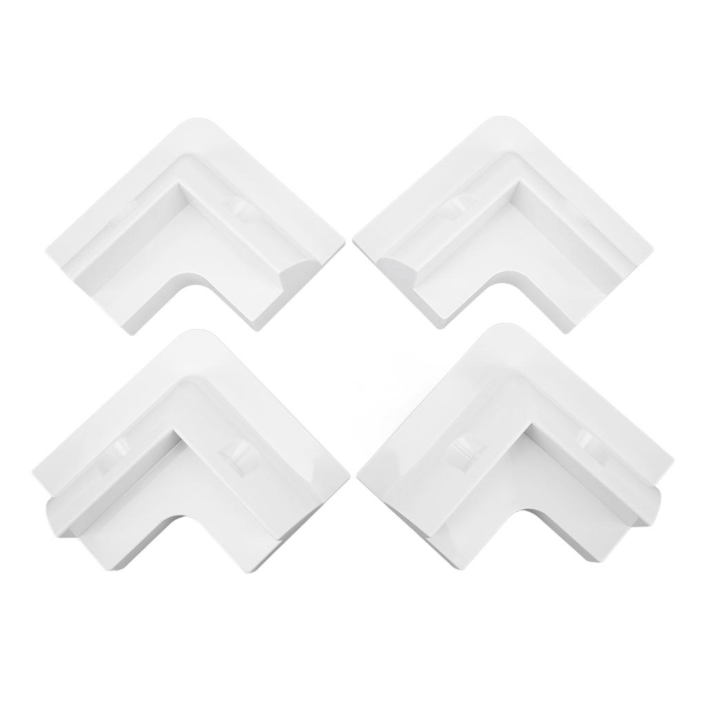 4pcs Solar Panel Corner Bracket Anti UV ABS Solar Panel Roof Drill Free Support Mount for RV Boats