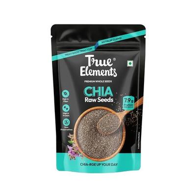 True Elements Chia Seeds 150g – Non-GMO, High-Fiber, Omega-3 Rich