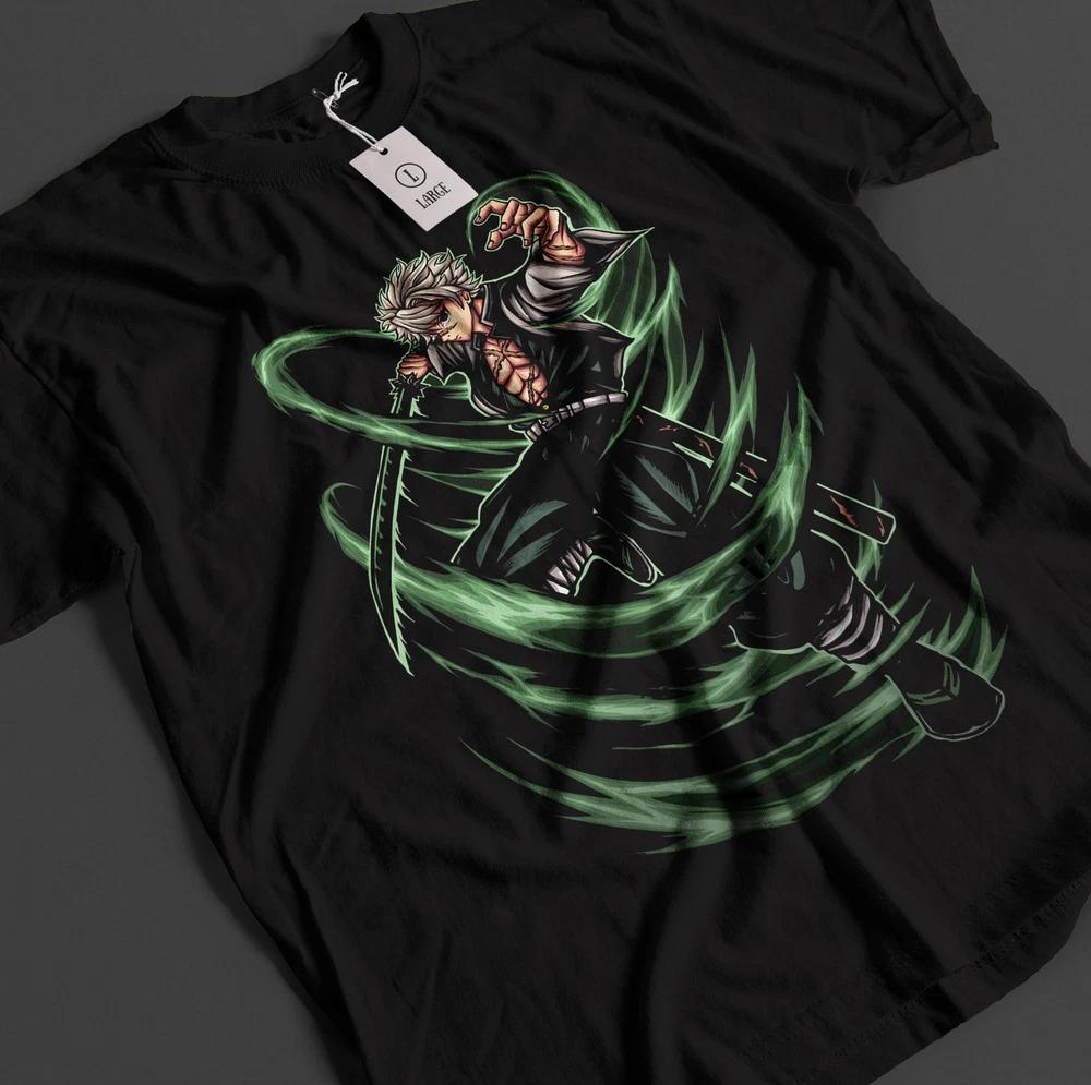 Demon Slayer Shirt Sanemi Shinazugawa TShirt Tanjiro KNY Anime Akaza Muzan Tee S