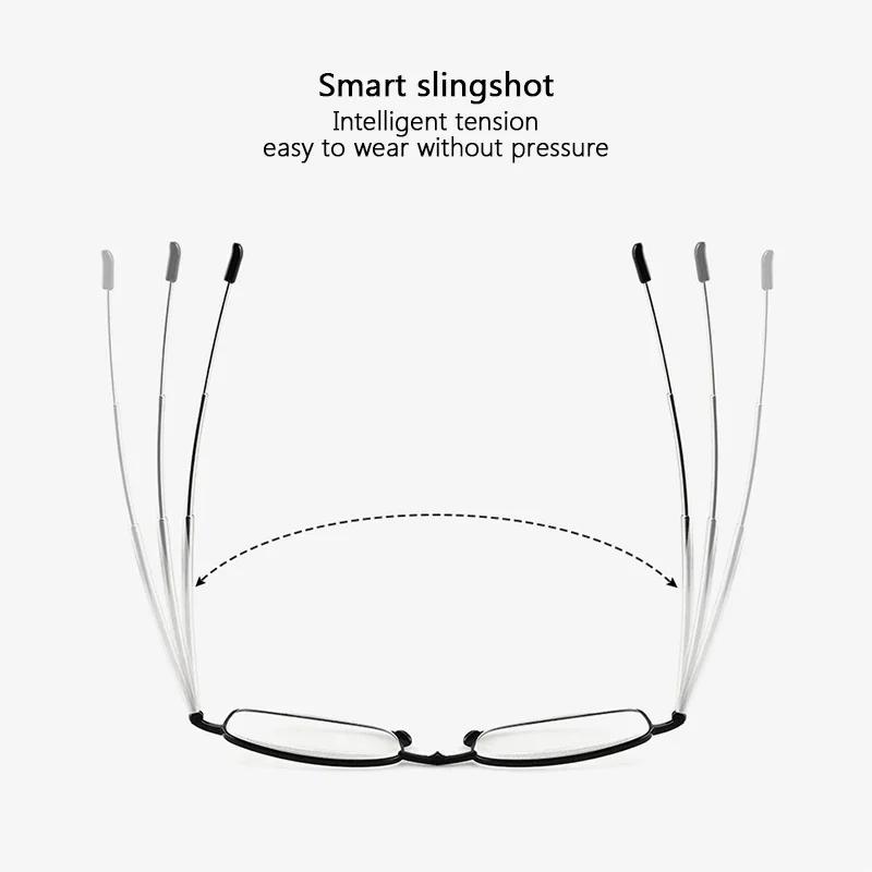 Fashion Foldable Anti Blue Light Presbyopia Eyeglasses Mini Retro Reading Glasses High Quality Portable Eyewear