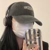 Elegant Letter Design Baseball Hat For Women Men All Season Round Cap Top