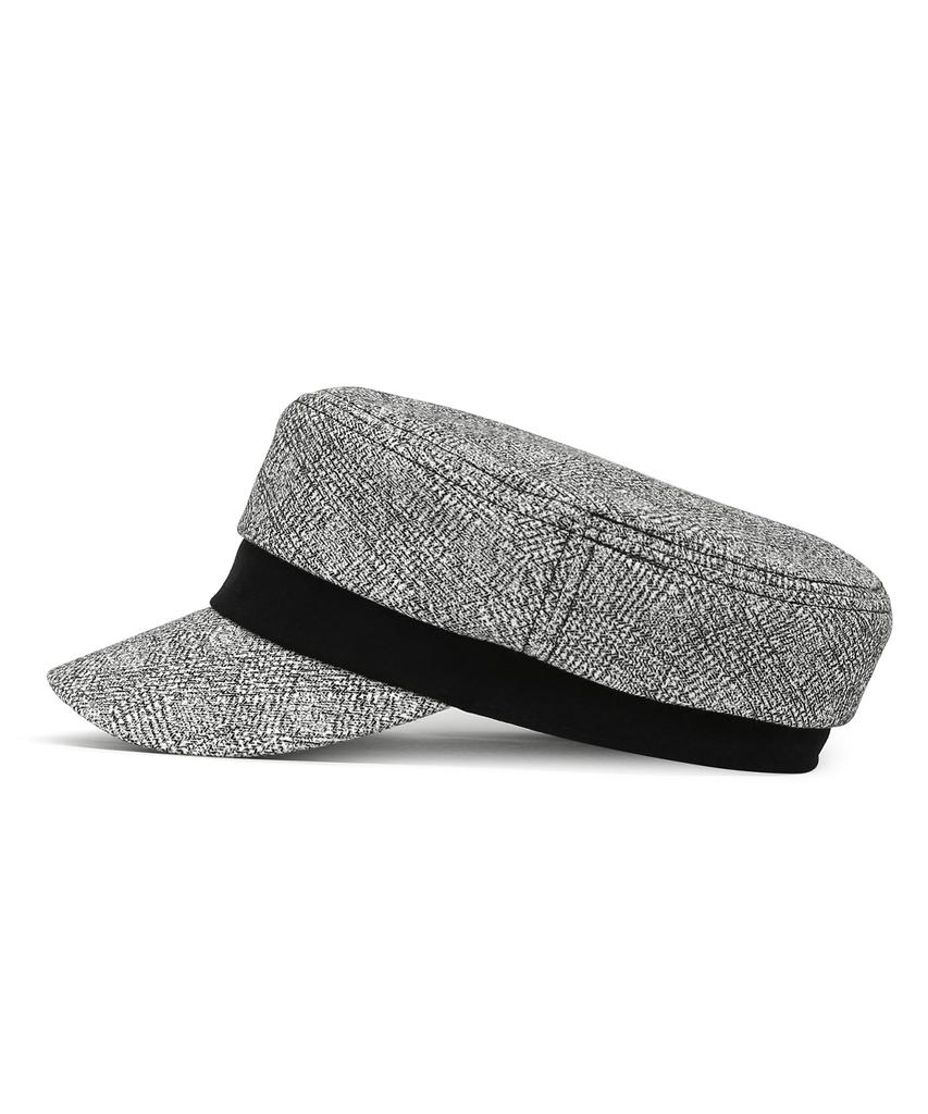Eondeokeonteulolseutyudio Four Seasons Cotton Bellboy Cap Mariner / Cotton Hb / Line Black