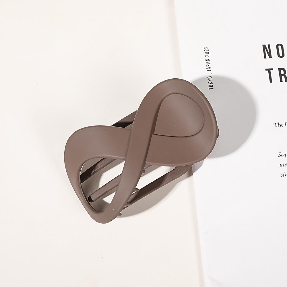 Trend PC Hair Clip Simple 8-shaped Infinity Styling Holder Shark Hair Claw Clip Hair Accessories For Women  New