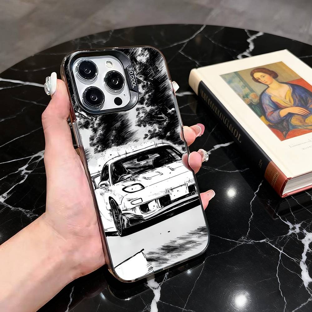 

JDM Car Tokyo Drift Phone Case For iPhone 17,16,15,14,13,12,11 Plus,Pro Max,XS,Colorful Silver Phone case Funda Cover iPhone14Plus