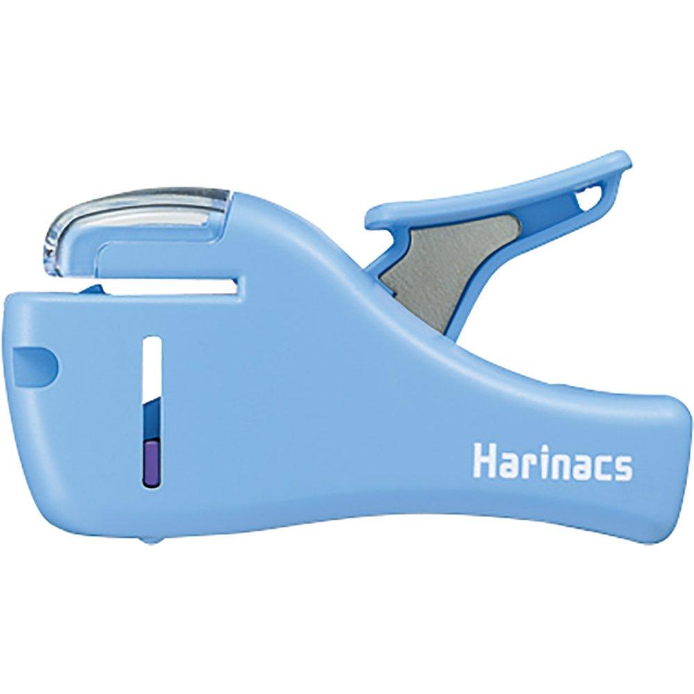 KOKUYO Stapler without HarinaX Blue staples, Compact, 5-sheet capacity, SLN-MSH205LB