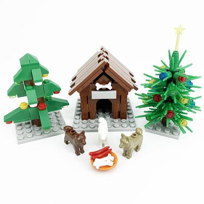 MOC City Cattery Building Blocks Cats House Farm Parts Blocks per ragazzi e ragazze fai da te regalo giocattoli per bambini compatibili classici mattoni