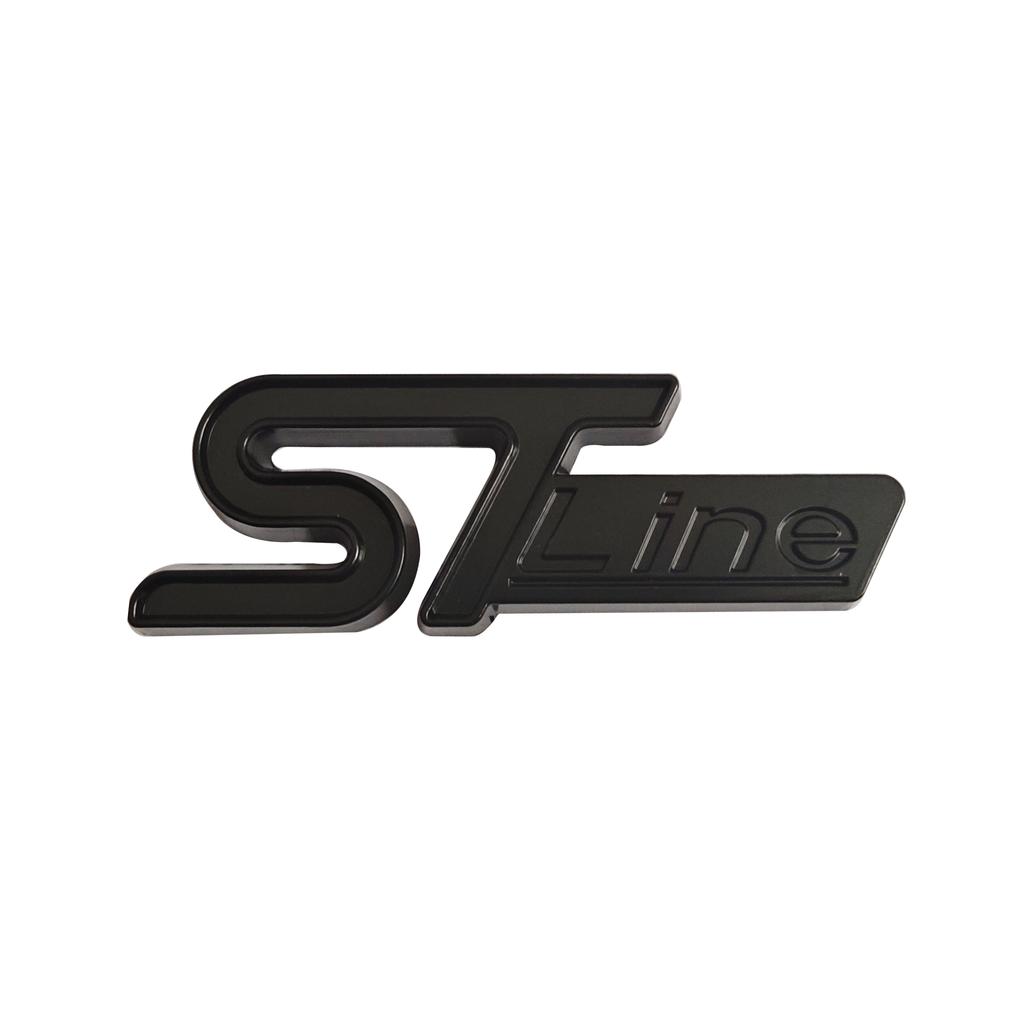 ST LINE Logo Přední Mřížka Znak Odznak Zadní Samolepka Kufru Auta Nálepky Focus Kuga Fiesta Mondeo ESCAPE Ecoboost Pro FORD
