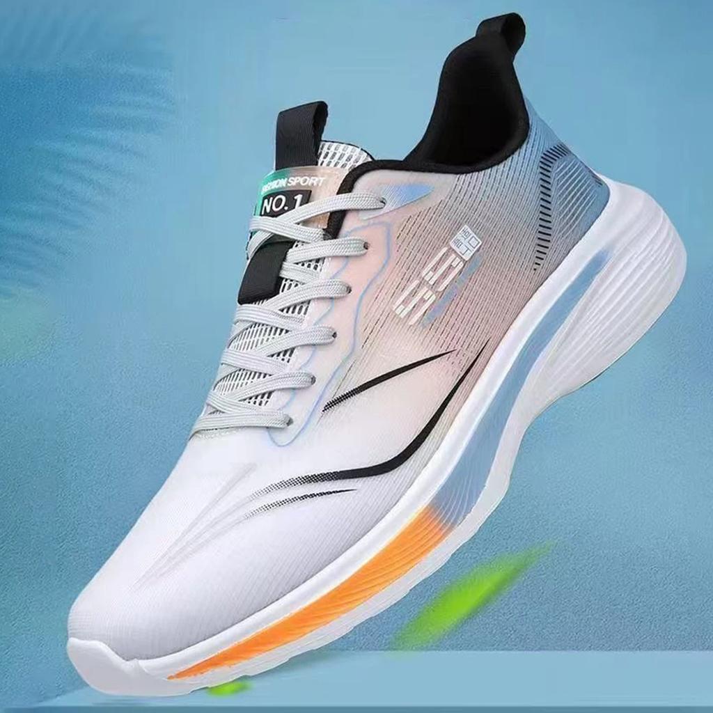 Breathable Sneakers Men Sport Running Shoes Light Athletic Shoes Mesh Men Casual Flats Trail Walking Shoe Plus Size 47