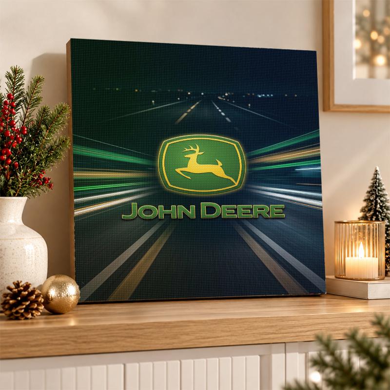 John Deere Súprava na diamantové malování 5D plné vrtáky DIY diamantová mozaika Nástěnná malba Domácí dekorace