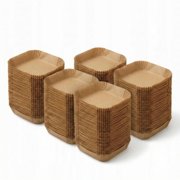 PAPER AIRFRYER BAKING LINERS LARGE SET 250 pcs 20×20 CM