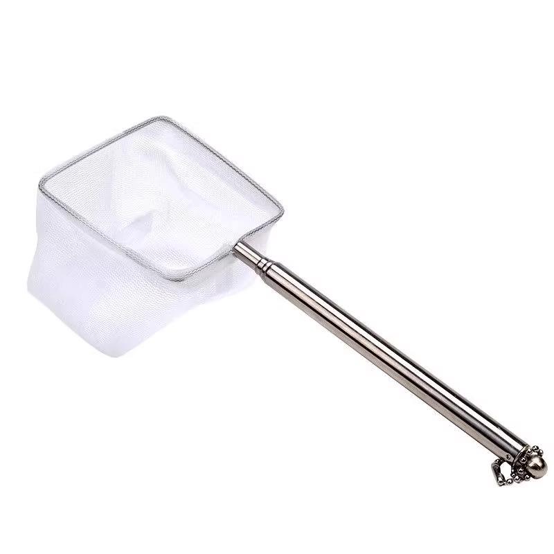 Small 3D Fish Scoop Net - Fine Mesh Handheld Net for Tropical Fish Tanks