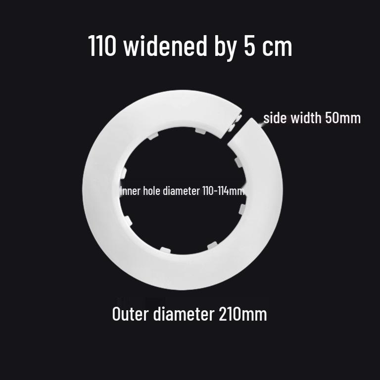 Decorative Pipe Cover Ring for Air Conditioning and Heating Valves