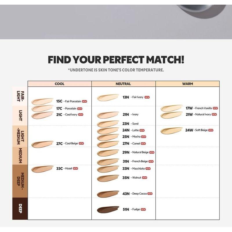 TIRTIR - Mask Fit Aura Silver Cushion Mini #17C Porcelain Bundle Set