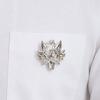 Brooch Pin, Versatile Animal-Shaped Brooch with Electroplated Surface, Lion Design Lapel Pin for Business Daily Wear