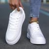 White Shoes Women's Sneakers Ladies Casual Shoes for Men Women Comfortable Walking Shoe Non Slip Woman Vulcanize Shoes