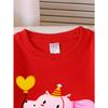 Girls Soft Crewneck SweatshirtPink Hippo Circus Party Balloon Print with Cute Creative Print, Casual All-Match for Fall Winter, Ideal Holiday Present