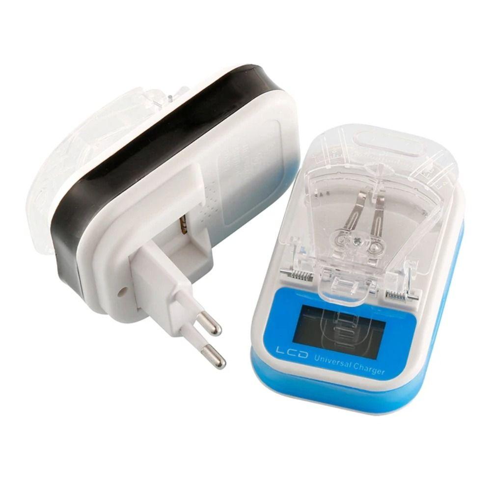 Charging Adapter Universal Battery Charger LCD Display Mobile Battery Charger Digital Camera