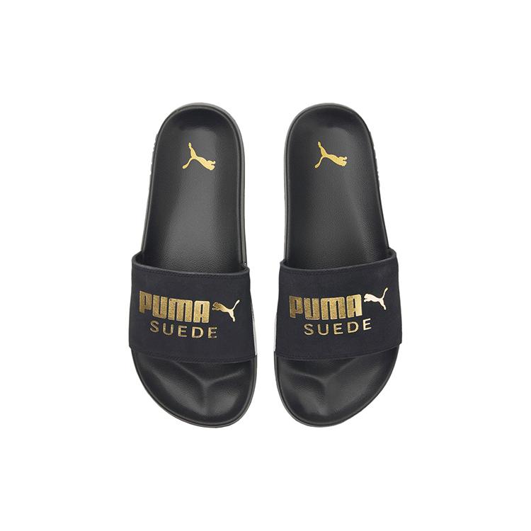 New PUMA Leadcat 2.0 Suede Classic Slide 'Black' 384872-01